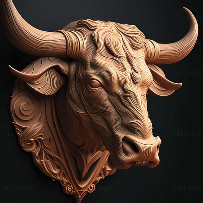 3D model bull 3d model (STL)